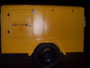 Compresseur d'air portatif mobile à moteur diesel de vis pour le mien de LGCY-6/7