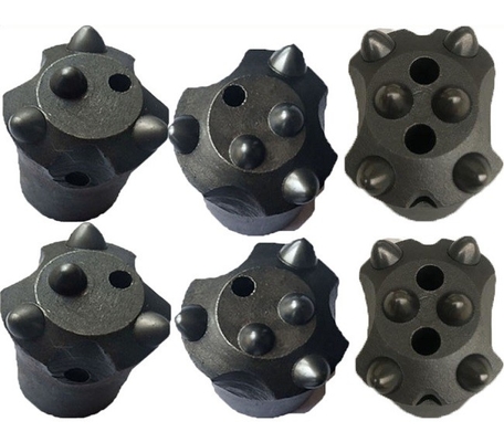 7 peu de perceuse conique par roche résistante à l'usure conique de carbure de tungstène du peu de perceuse de bouton 34mm